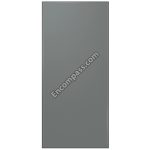 4-Door Flex Bespoke Refrigerator Panel In Gray Glass (Matte) - Top Panel