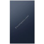 4-Door Flex Bespoke Refrigerator Panel In Navy Steel - Bottom Panel