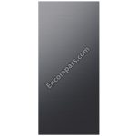 4-Door Flex Bespoke Refrigerator Panel In Matte Black Steel - Top Panel