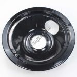 6 Inch Black Porcelain Burner Bowl-elec