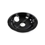 8 Inch Black Porcelain Burner Bowl-elec